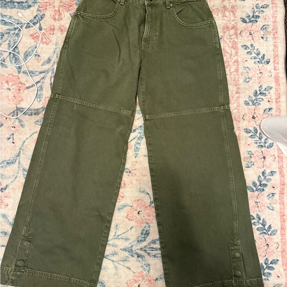 We The Free Women's Straight Leg Jeans in Olive